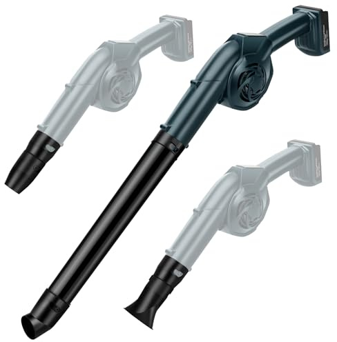 Soffiatore a batteria compatibile con Bosch Professional 18 V System GBA/GBA ProCORE AMPShare batteria (senza batteria), motore senza spazzole con modalità turbo, velocità dell'aria 25 m/s, portata