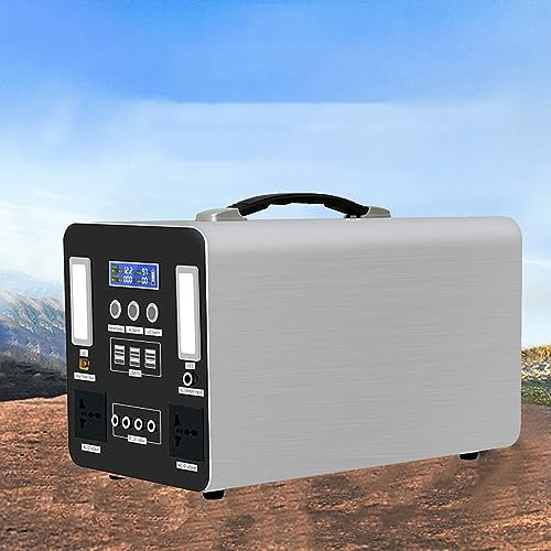 JXYQ Alimentation Mobile d'extérieur 220 V, Batterie Portable Grande capacité, pour Conduite Autonome, Camping, Panne de Courant, Stockage d'énergie, 1 000 W