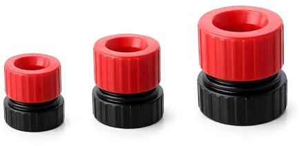 Saipor 3Pcs Adjustable Drill Bit Depth Stop, Drill Bit Stop Collar Set | With Nylon Inner Ring, Non-Marring Drill Limit Ring Positioner, Adjustable Sizes from 1/8 to 1/2