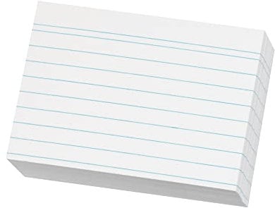 Herlitz Karteikarten, DIN A8, weiß, liniert, 200 Stück