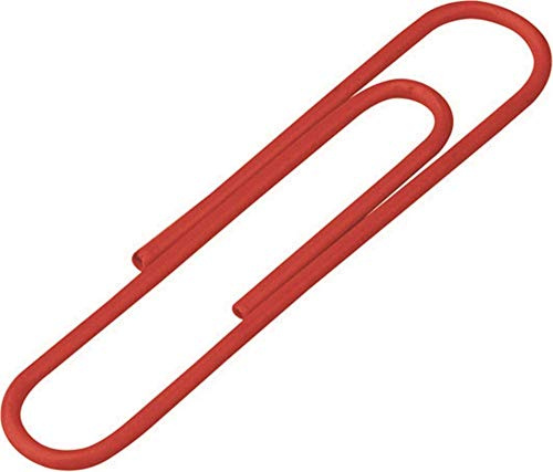 Maped Helix USA Jumbo Paper Clips 1, sortiert, Acryl, mehrfarbig, 12-teilig