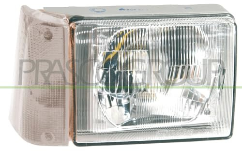 Prasco - FT1214814 - Fiat - Panda - Mod. 01/86-08/03 - Scheinwerfer Asymmetrisch Links-H5-Elektrisch-Ohne Motor-Mit-Weissem Blinker