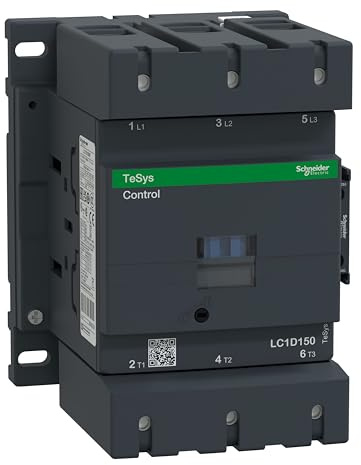Schneider Electric TeSys D LC1D Leistungsschütz / 110 V ac Spule, 3 -polig 3 Schließer, 600 V ac / 150 A