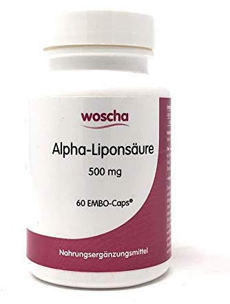 woscha Alpha-Liponsäure 500mg 60 K-CAPS® (vegan)