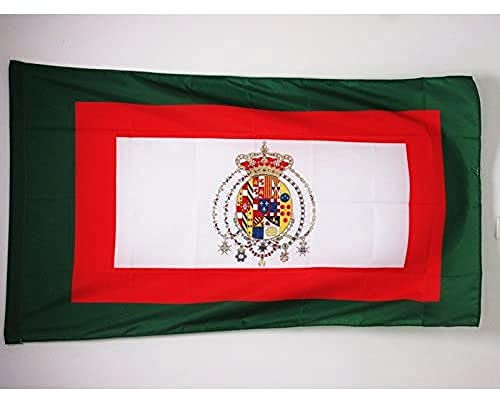 AZ FLAG - Flagge Königreich Beider Sizilien 1848-1860 - 150x90 cm - Italienische Fahne 90 x 150 Cm Scheide Für Mast - Flaggen