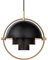 Gubi Multi-Lite Pendelleuchte, Messing/schwarz