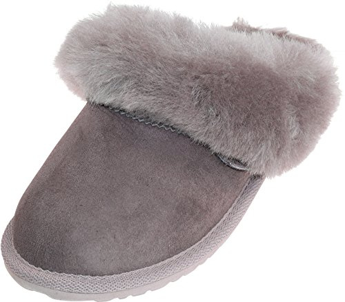 Harrys-Collection Damen Pantoffeln aus Lammfell extar dick