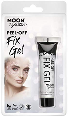 Moon Glitter Peel-Off Glitter Fix Gel, Clear