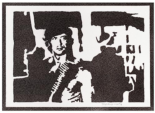 moreno-mata Rambo Autentico Graffiti Hecho a Mano Handmade Poster Peliculas Laminas Decorativas Pared Cuadros Decoracion Salon Modernos Regalos Originales para Hombre y Mujer