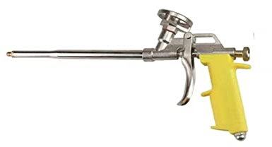 Metall-Styropor-Gun - Foam-Caulk-Kleber-Pistole, leicht zu reinigen Aluminiumlegierung Schaumpistole (Color : Yellow)