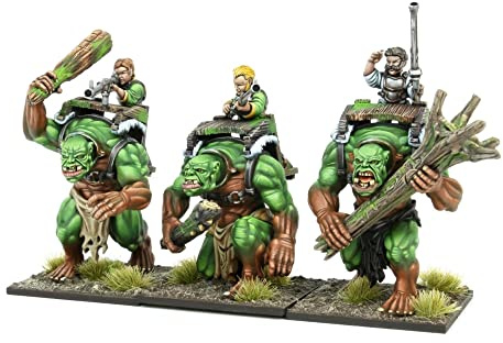 Mantic Games Kings of War 3E: Halfling - Forest Troll Gunners Regiment