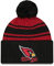 New Era NFL 22 SPRTKNT Cardinals Beanie Bommelmütze Strickmütze Umschlagmütze Wintermütze Mütze (One Size - rot)