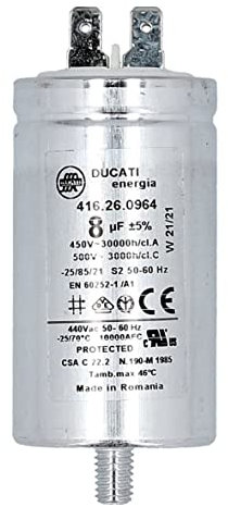 easyPART passend für gorenje 267659 Kondensator 8µF 450V für Geschirrspüler