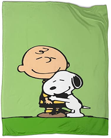 UNDERZY Snoopy Kuscheldecken 60x80inch(150x200cm) , Cartoon Decke Mit , 3D-Digitaldruck Kuscheldecke, Flanelldecke, Weich Wohndecke, Sofadecke Zweiseitige Decke Für Kinder Jungen Erwachsene