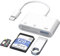 Lettore di Schede USB C a SD,Adattatore di Schede di Memoria USB C a Micro SD TF Compatibile con iPad,MacBook Pro/Air,Adattatore di lettore di schede per fotocamera USB 3 in 1 per XPS,Galaxy
