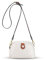 HUA ANGEL Léger Sac à Bandoulière Femme avec Porte Monnaie Cuir Véritable Sac de Téléphone Sac D'épaule Double Fermeture à Glissière Portefeuille de Téléphone