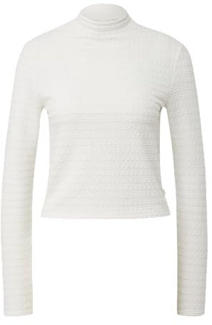 Q/S by s.Oliver Damen 2141062 Langarmshirt, Creme, Large