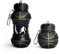 Wolobox Bouteille d'eau en silicone sport - Gourde pour enfants, filles et adultes pliable compact sans BPA - Capacité 550 ml - Extérieur portable - Passe au lave-vaisselle - Noir