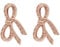 Olivia Burton Women's BOW Collection Stud Earrings in Rose Gold - OBJVBE36