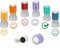 Qcdou 6 Stück Selbstfärbende Lehrer Stempel, Lob Ermutigung Kinder Stempel, Lehrerstempel Englisch, Bunte Cartoon Motivationsstempel, Schule/Familien/Kindergarten Bildung Lehrhilfen(A)