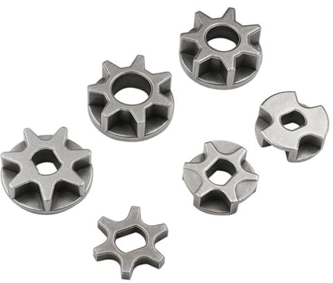 M10 M14 Pignone Ingranaggio Catena per Grinder Sostituzione Ingranaggio Motosega 7/6/3 Denti Staffa Elettrica Strumento di Alimentazione Gear