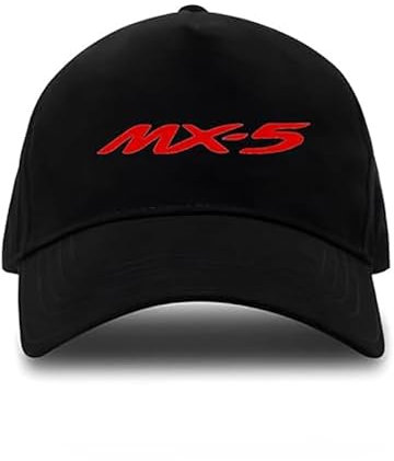 SANNITOU Baseball Cap Herren und Damen Verstellbare Baseballkappe für Mazda MX-5 Einheitsgröße Sonnenmütze Basecap mit Auto-Logo,OneSize-C