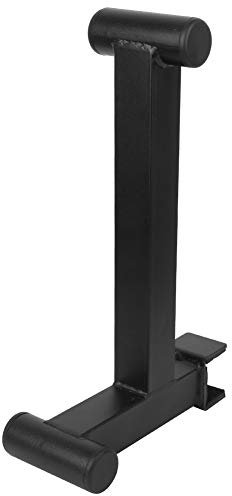 Kreuzheben-Langhantelheber, Zeitersparnis Beim Gewichtheben, Einfaches Be- und Entladen der Hantelscheiben mit Hebelwirkung, Geeignet Zirkeltraining, aus Stahl, Schwarz, 1