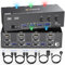 KVM Switch 3 Monitore 3 PC, Displayport HDMI USB 3.0 KVM-Umschalter Dreifachanzeige, unterstützt 4K@60 Hz für 3 Computer