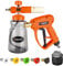 Kebtek Stubby Pressure Washer Gun 5200 PSI with Foam Cannon 1L, 5 Nozzle Tips, 1/4 Quick Connector, M22 14MM Hose Connector with Adapter Compatible with Karcher K2-K7 (MRP-003-B)