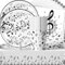Vaisselle de Fête Anniversaire Musicales, Musicales Utensils Party Birthday Set, Vaisselle de Fête Musicales Anniversaire,Serviettes en papier, gobelets en papier,Nappe (41 PCS 10Invités)