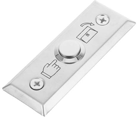 jojofuny Access Control Switch Push to Exit Button Door Bell Ringer Replacement Wall Plate Plate Covers for Doorbell Wall Mount Use
