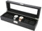 ZAICOLER Holz-Uhrenbox für Herren, 6 Fächer, PU-Kohlefaser-Leder, Uhrenhalter, Uhrenbox für Herren, Uhren-Organizer, Armbanduhr, Vitrine, Schmuck-Aufbewahrungsbox