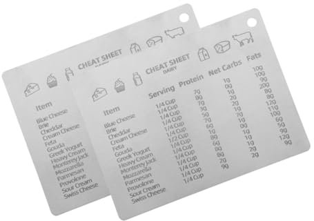 Cabilock 2 Piezas imán de Nevera magnético Pizarra magnética Tiras magnéticas frigorifico heladera Tabla de conversión de Medidas de Metales imán de conversión de Cocina Acero Inoxidable