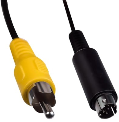 XTPTFABS 8-Pin Mini DIN to RCA Male Connector,1.5m/5FT,Plug&Play | Fit for YAESU FT-710 FT710 FT-100 FT-857 FT-450,Reserve Sufficient Space to Avoid Wire Pulling and Entanglement