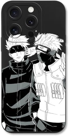 SAOGERUL Schutzhülle für Apple iPhone 12 Mini Hülle 5.4'', Anime Naruto Kakashi Gojo Muster Designs Manga Junge Case Schutz Handyhülle Stoßfest TPU Weich Ultra Dünn Mädchen Junge Cover