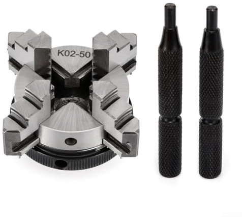Mandrin de tour à pince extensible pour tournage du bois, pour K02-50 4 mâchoires auto-centrage