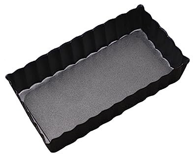 KICHOUSE Teglia da Antiaderente con Rimovibile Stampo per Torte e Crostate Materiale Resistente e Facile da Strumento