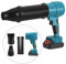 Souffleur à Feuilles électrique Portable Sans Fil pour Makita Batterie 18 V, 140 000 tr/min, avec Buse et Tube D'extension, 800 W, Puissant Ventilateur Industriel Jet Dry Turbo Fan (Pas de Batterie)
