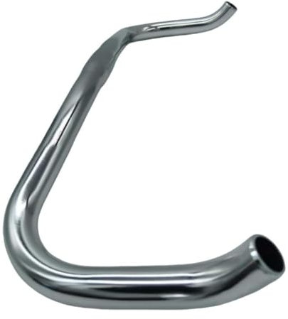 KESOTO Fahrradlenker 260 mm, MTB-Lenker aus Aluminiumlegierung, leichter Fahrradlenker Riser, Bullhorn Lenker Fahrradzubehör ideal für MTB, Citybike und Pendlerrad, Silber