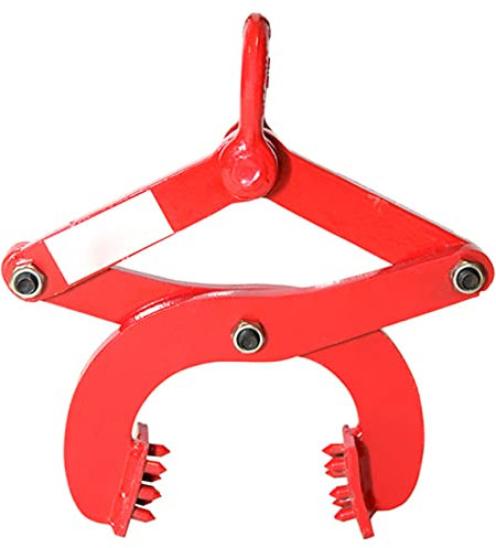 Lifting clamps beam drum jack for 5 t, round steel pipe lifting clamp lifting tong spreader round steel clamp rigging, 3 t (opening 30~230 mm)