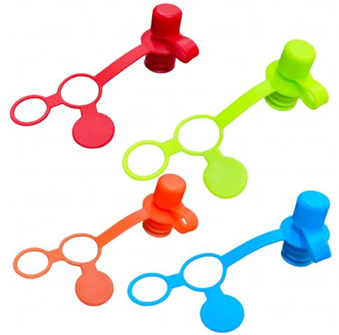 Bocchettone per Borraccia Bambini,Top Antigoccia per Bicchieri - 4 Pezzi Bocchettone in Silicone per Borracce adatto a Bambini e in Movimento
