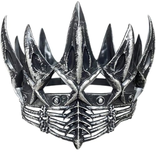 Ericetion Gothic Schwarze Federkrone Kopfbedeckung Cosplay Königin Tiara Krone Stirnband Halloween Kostüm Party Stirnband Erwachsene Gothic Kopfbedeckung