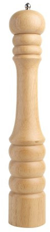 T&G Woodware 12211 Classic Capstan Natural Hevea Pepper Mill, 40.5 cm