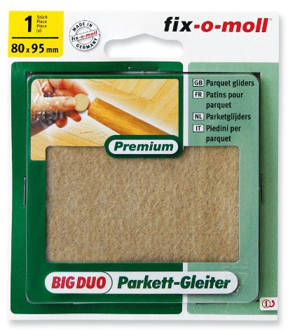 Ritterrath Big-Duo Parkettgleiter 80x95mm, 3566065