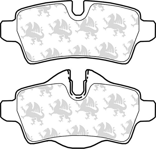 Quinton Hazell Brake Pad Set - 4 OEM Quality Direct Fit Replacement Brake Pads for Single Axle - Rear - BP1606