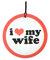 Ali Air Freshener I Love My Wife Auto Lufterfrischer