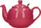 London Pottery Farmhouse Loose Leaf Teapot with Infuser, Ceramic, Pink, 4 Cup (1.2 Litre)