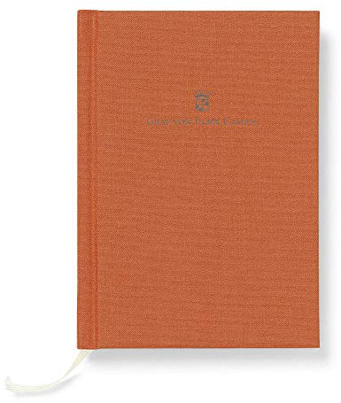 Graf von Faber-Castell Buch mit Leineneinband A6 Orange