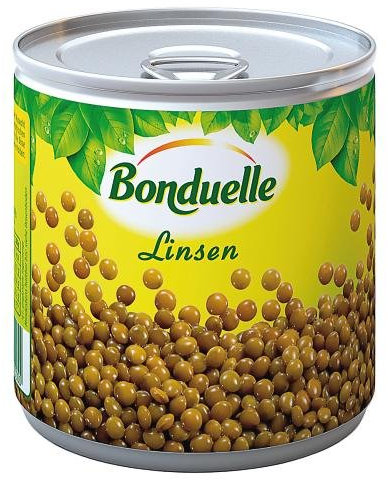 Bonduelle Linsen, 6er Pack (6 x 425 ml Dose)