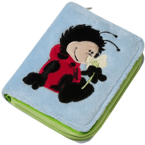 NICI 36882 - Geldbeutel Marienkäfer, Plüsch, 12 x 9.5 cm